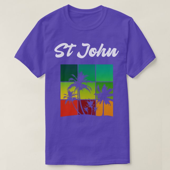 Camiseta Rua John Legal Virgin Islands Vacation Souvenir (Frente do Design)
