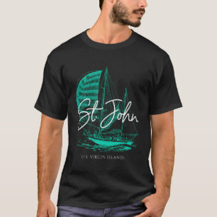 Camiseta Rua John Us Virgin Islands Sailboat
