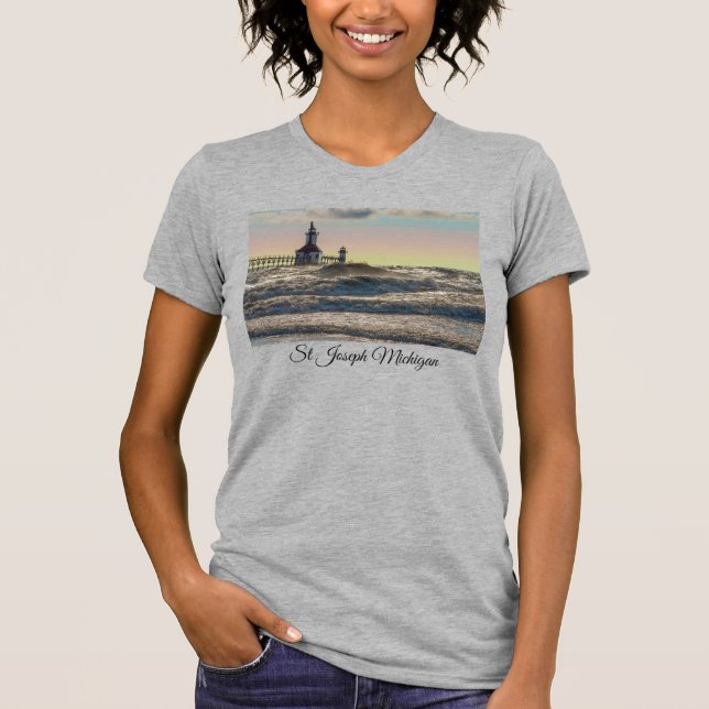 Camiseta Rua Joseph Lighthouse Painterly T-Shirt (Frente)