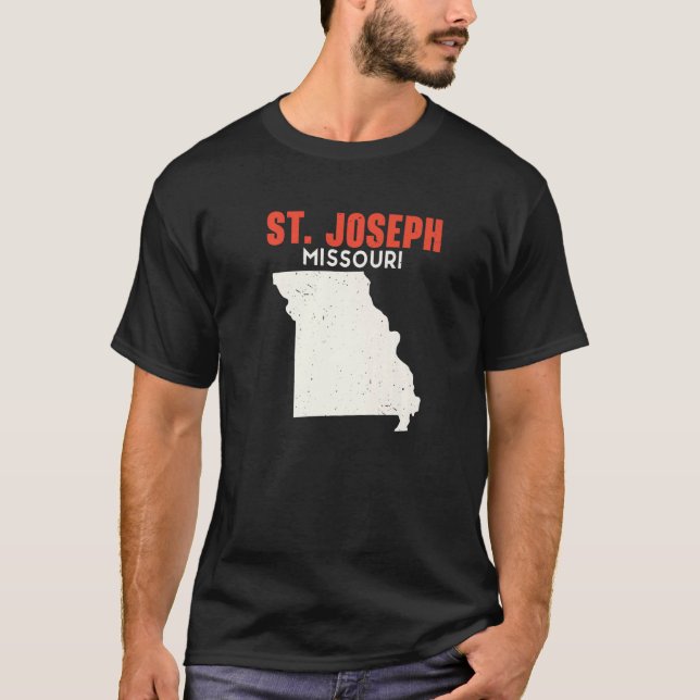 Camiseta Rua Joseph Missouri EUA State America Viagem Misso (Frente)