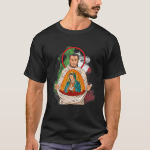 Camiseta Rua Juan Diego y Virgen de Guadalupe