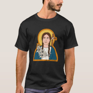 Camiseta Rua Kateri Tekakwith A Santo Católica Lily Do Mo