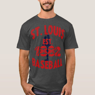 Camiseta Rua Louis Baseball Est 1882 Baseball Pitcher