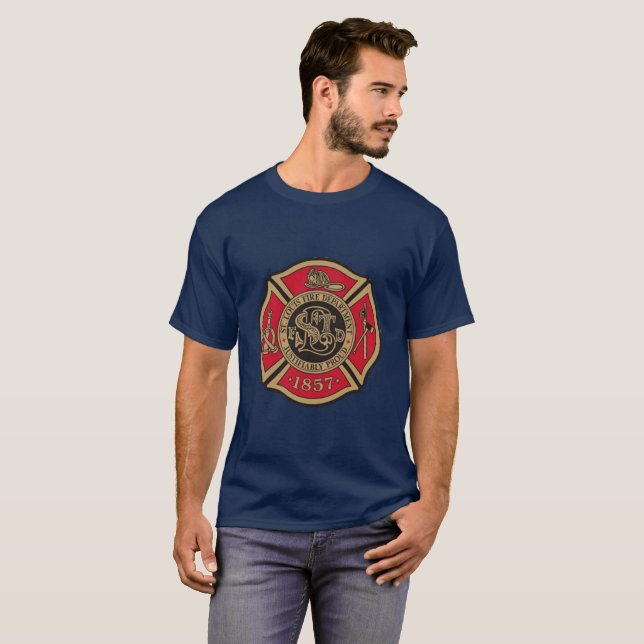 Camiseta Rua, Louis Fire Department (Frente Completa)