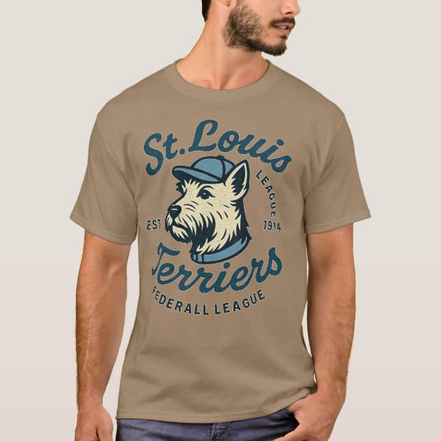 Camiseta Rua. Louis Terriers - Missouri (Frente)