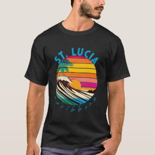 Camiseta Rua Lucia Retro 1980S Style Caribe Beach