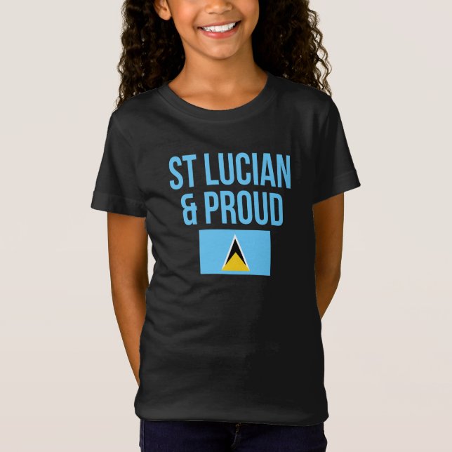 Camiseta Rua Lucian e Santo Orgulhoso Lucia Flag (Frente)