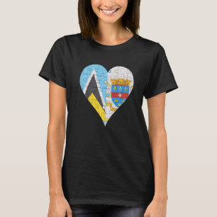 Camiseta Rua Lucian Rua Barts Flag Heart