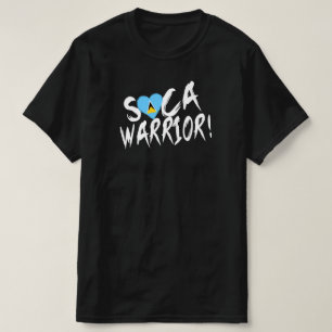 Camiseta Rua Lucian Soca Warrior Santo Lucia Flag Carnaval