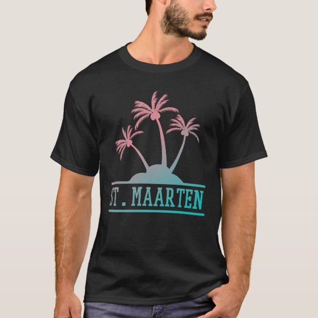 Camiseta Rua. Maarten | Gradiente Sint Martin (Frente)