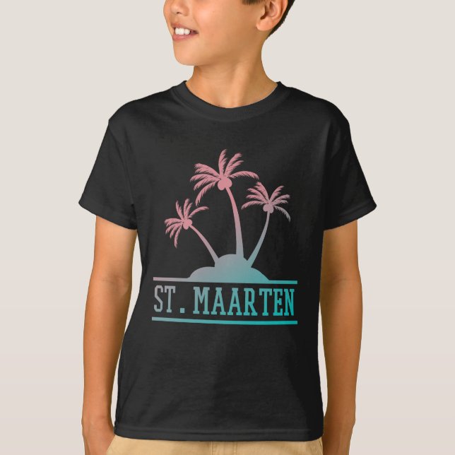 Camiseta Rua. Maarten | Gradiente Sint Martin (Frente)