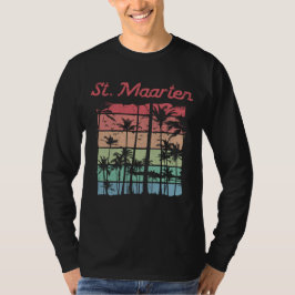 Camiseta Rua Maarten Rainbow Colors Sint Martin