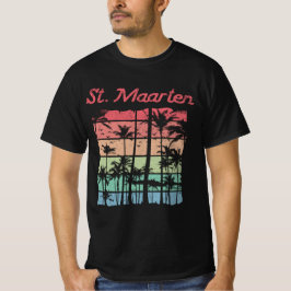 Camiseta Rua Maarten Rainbow Colors Sint Martin