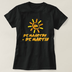 Camiseta Rua. Maarten - Rua. Martin amarelo brilhante e lar