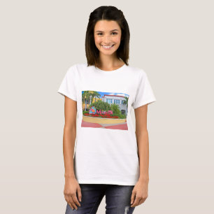 Camiseta Rua. Maarten, sinal de boas-vindas, fotografia, ho
