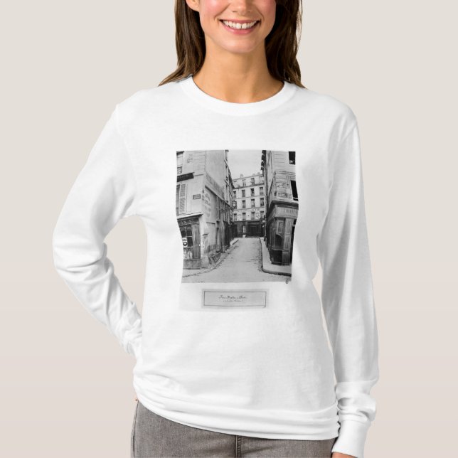 Camiseta Rua Maitre Albert Paris, 1858-78 (Frente)