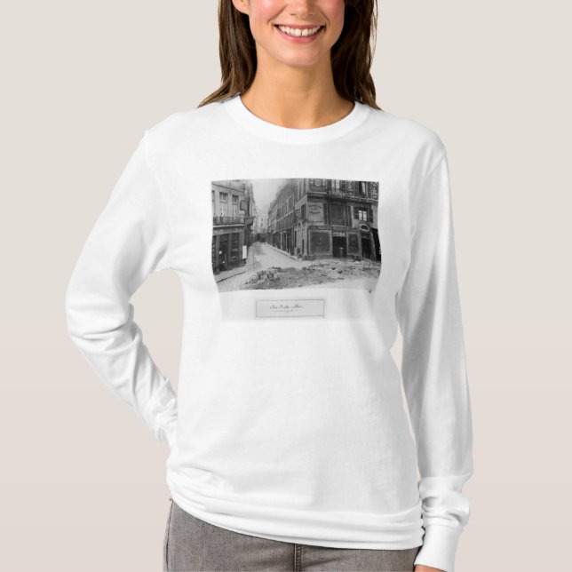 Camiseta Rua Maitre Albert Paris, 1858-78 (Frente)