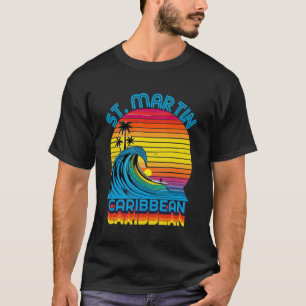Camiseta Rua Martin Caribe Retro Throwback Surf & Beach S