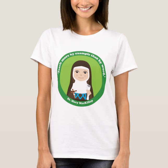 Camiseta Rua. Mary MacKillop (Frente)