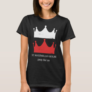 Camiseta Rua Maximilian Kolbe Vision Duas Crowns Red White