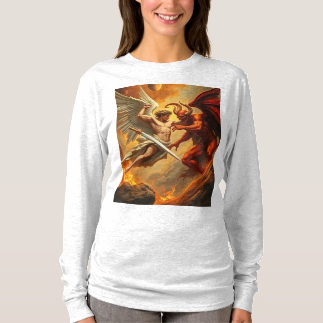 Camiseta Rua Michael Archangel Long Sleeve Tee feminino (Frente)