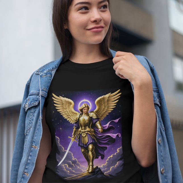 Camiseta Rua Michael o católico arcanjo (Criador carregado)
