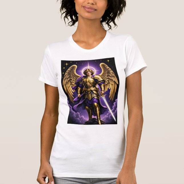 Camiseta Rua Michael o católico arcanjo (Frente)