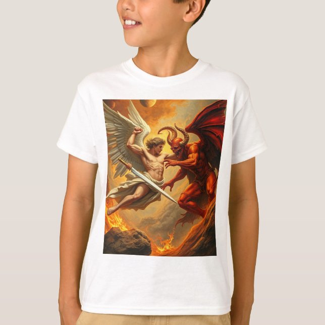 Camiseta Rua Michael, o Tee do Arcanjo (Frente)