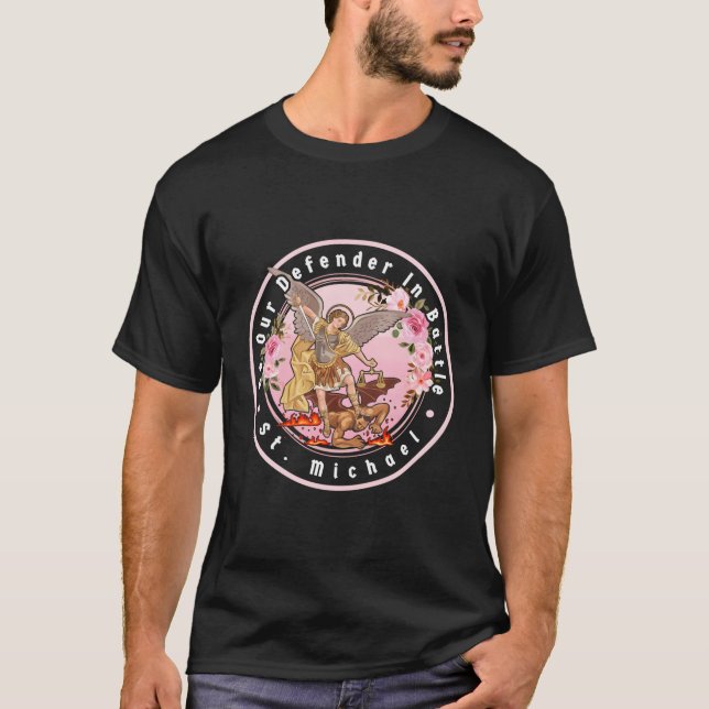 Camiseta Rua Michael Ser Nosso Defensor Na Batalha (Frente)