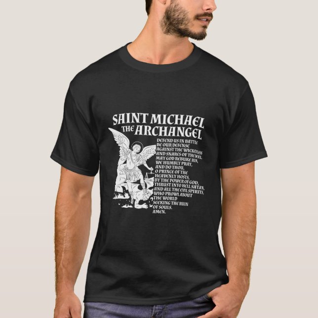 Camiseta Rua Michael The Archangel Prayer (Frente)