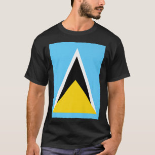Camiseta Rua Nacional de Bandeira da Vintage Lucia