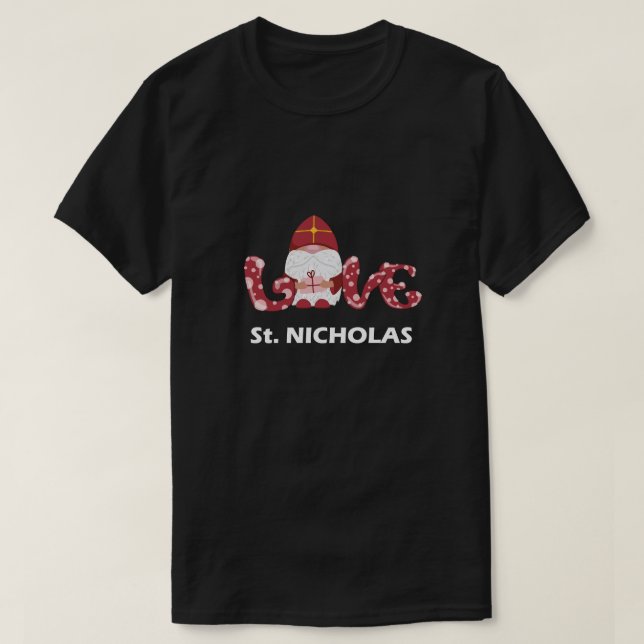 Camiseta rua. nicholas dia T-shirt (Frente do Design)