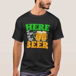 Camiseta Rua, o dia de Patrick aqui para a cerveja