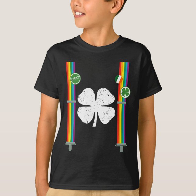 Camiseta Rua, o dia de Patrick Rainbow suspende o Clover Bo (Frente)