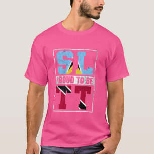 Camiseta Rua orgulhosa Lucian Trinidadiana Mix Rua Lucia Tr
