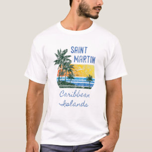 Camiseta Rua Original. Ilhas do Caribe Martin Distante P