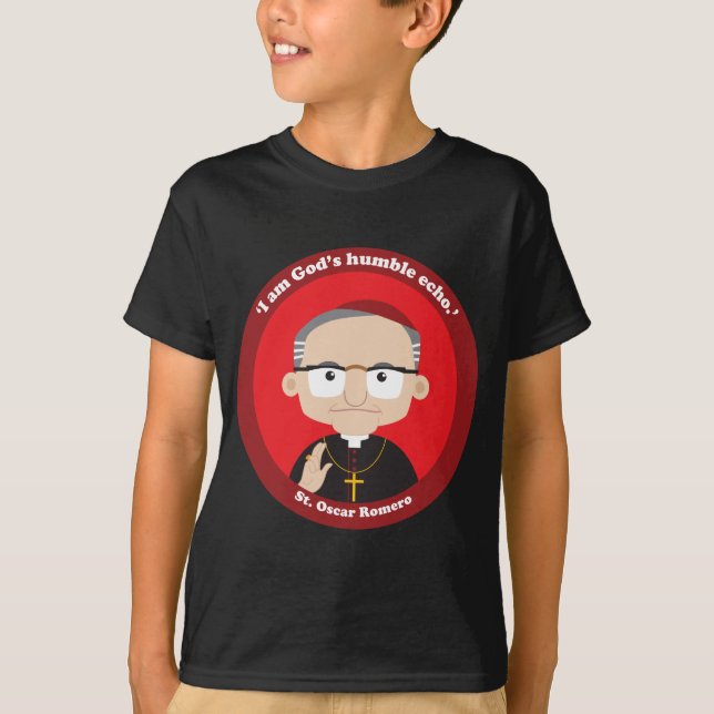 Camiseta Rua, Oscar Romero (Frente)