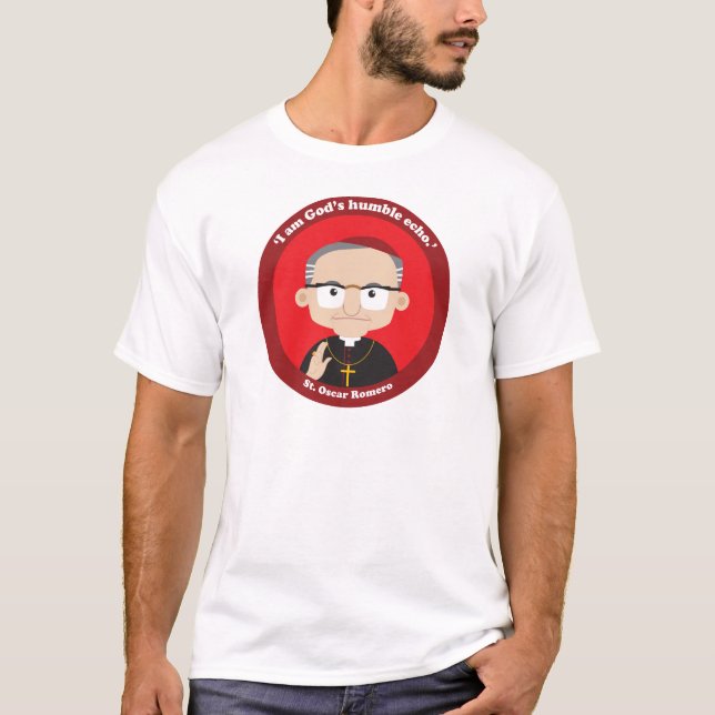 Camiseta Rua, Oscar Romero (Frente)
