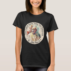 Camiseta Rua Papa João Paulo Ii Famosos Santos Católicos Re