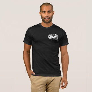 Camiseta Rua para dirigir o logotipo branco