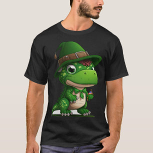 Camiseta Rua Pat Rex Day Feliz Dia de São Patrício Rex Lepr