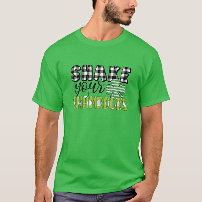 Camiseta Rua Patrick Agita Seu Xamroque Buffalo Xadrez Grap (Frente)