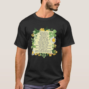 Camiseta Rua Patrick Breastplate Prayer Dia de Patrick Cath