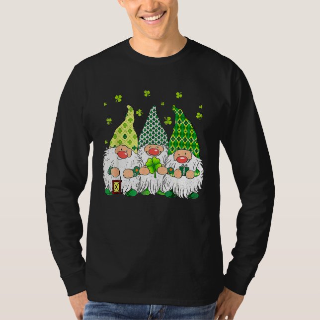 Camiseta Rua Patrick Day Irish Gnomos Leprechauns Funky Rua (Frente)