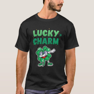 Camiseta Rua Patrick Day Lucky Glass Dabbing Irish Shamr