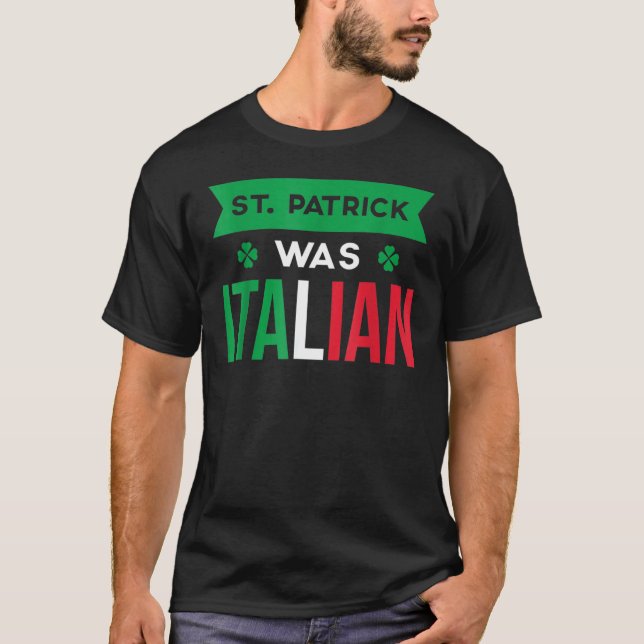 Camiseta Rua Patrick Era Bandeira Italiana (Frente)