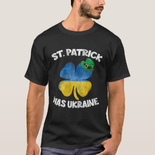 Camiseta Rua Patrick Era O Dia de São Patrício Da Ucrânia E
