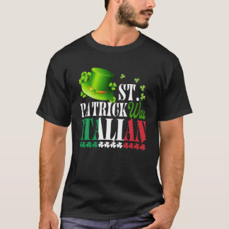 Camiseta Rua Patrick Era O Dia de São Patrício Italiano Hat