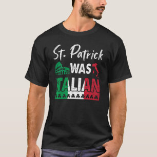 Camiseta Rua Patrick Era O Dia de São Patrício Italiano Sha