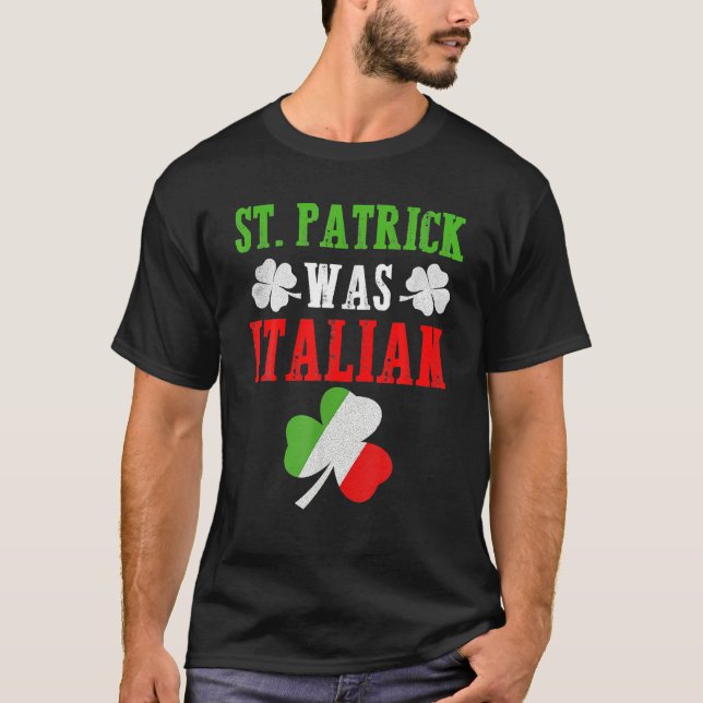 Camiseta Rua Patrick Era Um Presente Engraçado De Dia de Sã (Frente)